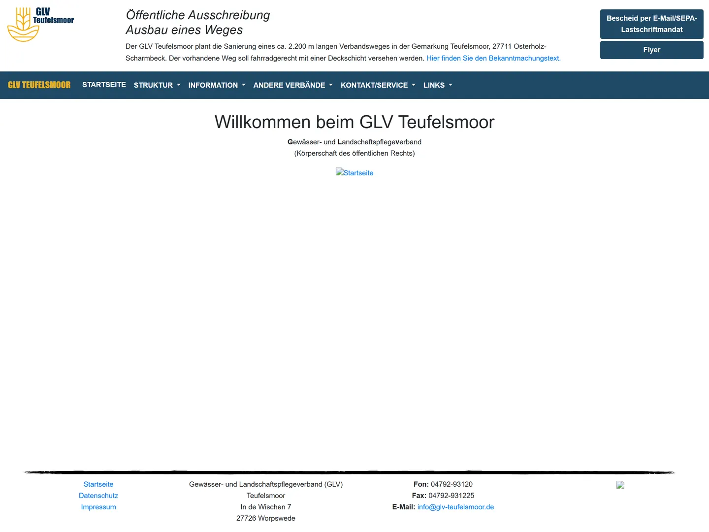 glv-teufelsmoor.de, vorherige Website